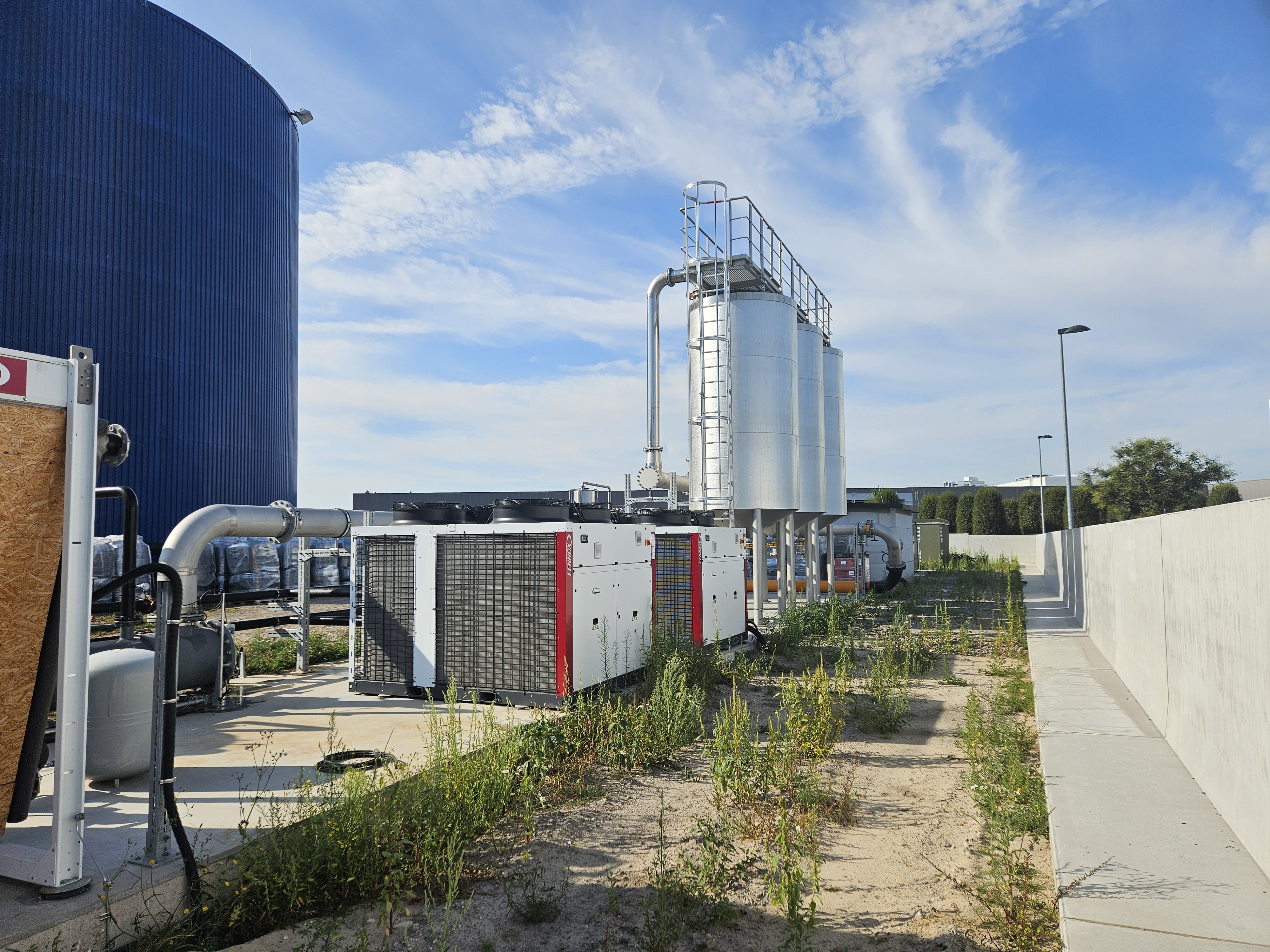 Effiziente Prozesskühlung für Biogasanlage | Redge eCOMFORT + V-KING in NRW